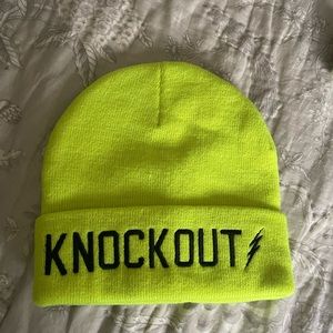 Knockout Beanie Spiritual Gangster x Kendall Toole x Peloton Neon Yellow